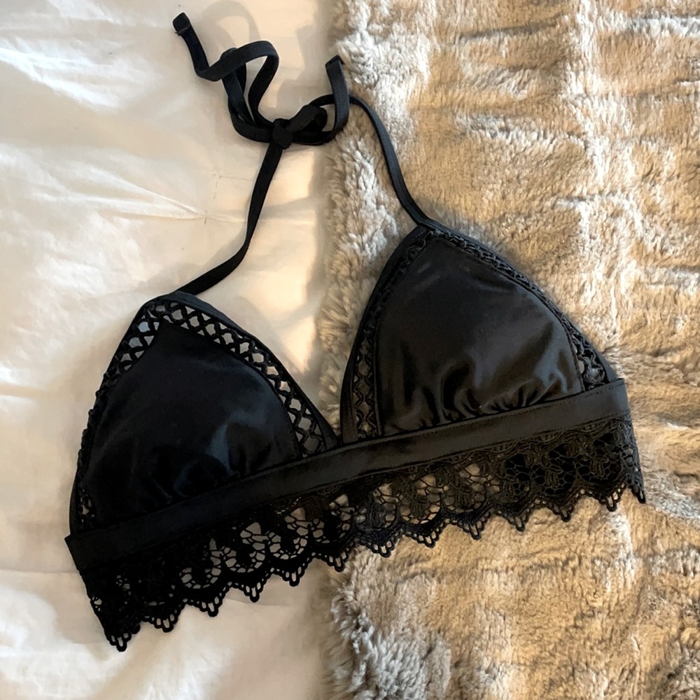Lace Crop top/Swim Top